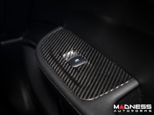 Alfa Romeo Giulia Door Trim - Window Switch Trim Kit - Carbon Fiber - LHD Alfa Romeo Giulia Door Trim - Window Switch Trim Kit - Carbon Fiber - LHD